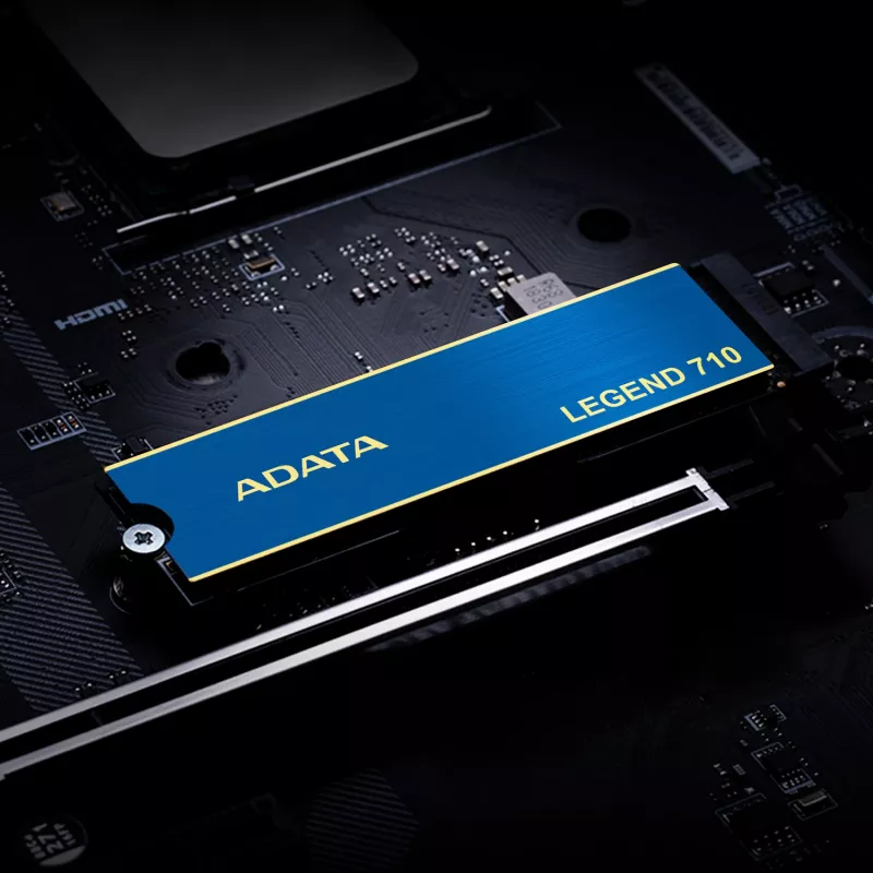 Dysk SSD M.2 ADATA LEGEND 710 512GB NVMe PCIe 3.0 x4, 2400/1000 MB/s, 3D NAND, AES-256, TBW 130