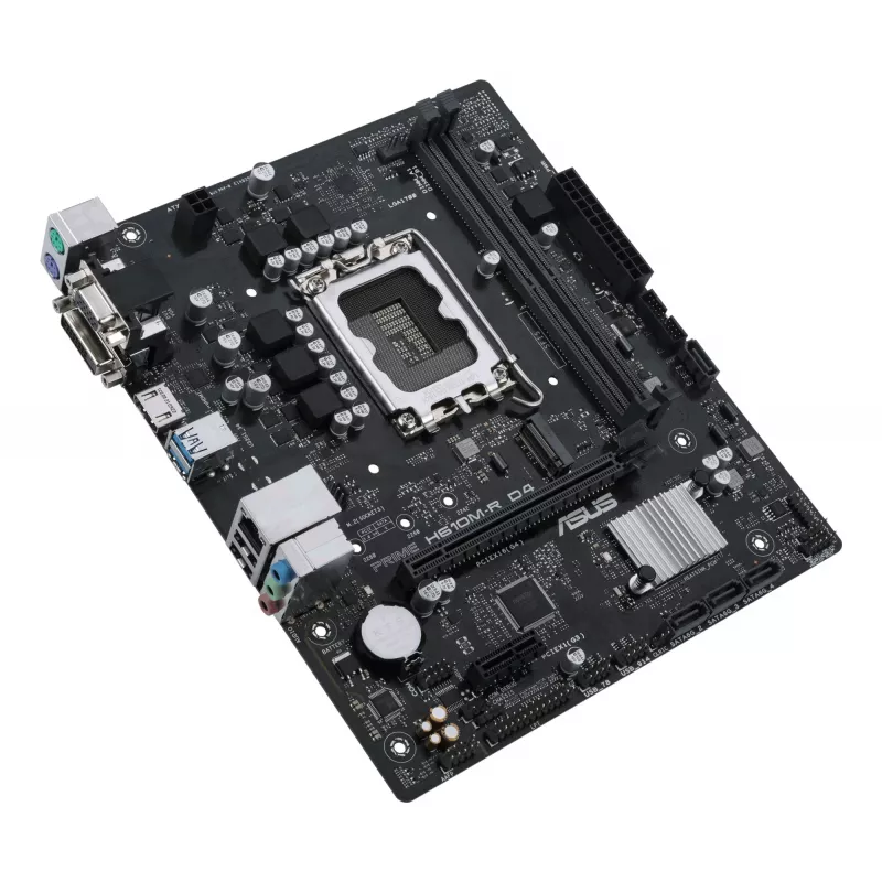 Płyta główna ASUS PRIME H610M-R D4 — Intel H610, LGA 1700, Micro ATX, DDR4, 2 DIMM (do 64 GB), M.2 i SATA III, USB Type-A
