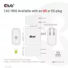 CLUB3D Travel Charger 65W technologia GAN, jeden port USB Type-C, obsługa Power Delivery (PD) 3.0