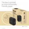CLUB3D Travel Charger 65W technologia GAN, jeden port USB Type-C, obsługa Power Delivery (PD) 3.0