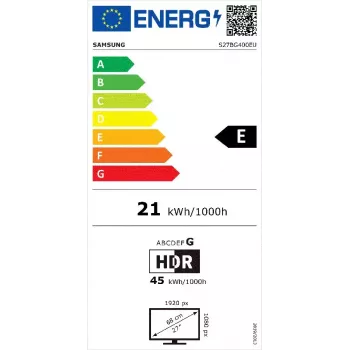 Monitor komputerowy Samsung G40B 68,6 cm (27 cali) 1920 x 1080 pikseli Full HD LED Czarny