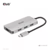 CLUB3D 4-portowy hub USB-A do USB-C – szybki transfer 10 Gbps