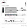 CLUB3D 4-portowy hub USB-A do USB-C – szybki transfer 10 Gbps