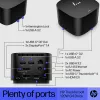 Stacja dokująca HP Thunderbolt Dock 120W G4, przewodowa, Thunderbolt 4, czarna, Kensington, Chiny, Tajlandia, Tajwan, biznesowa