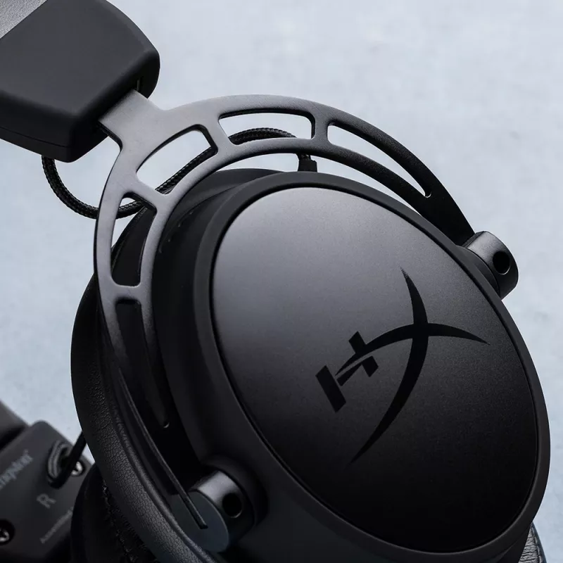 HyperX Cloud Alpha - Bezprzewodowy zestaw słuchawkowy gamingowy (czarno-czerwony)