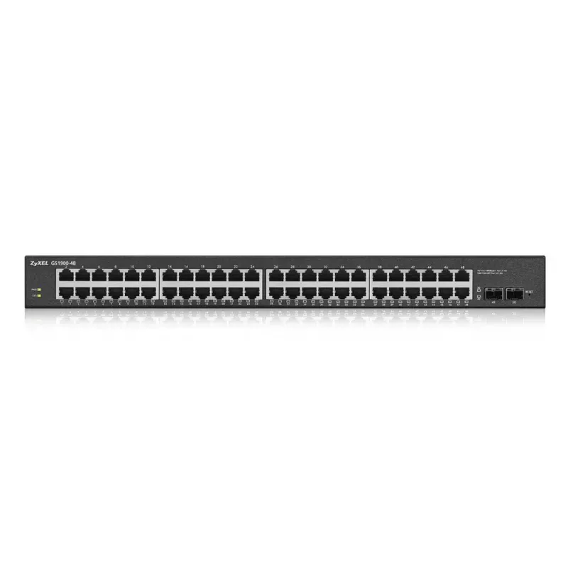 Zyxel GS1900-48-EU0102F przełącznik sieciowy L2 Gigabit Ethernet (10/100/1000) czarny