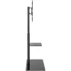 Szafka TV Goobay 58526 Czarna Stal 1 półka 650x400x1458 mm