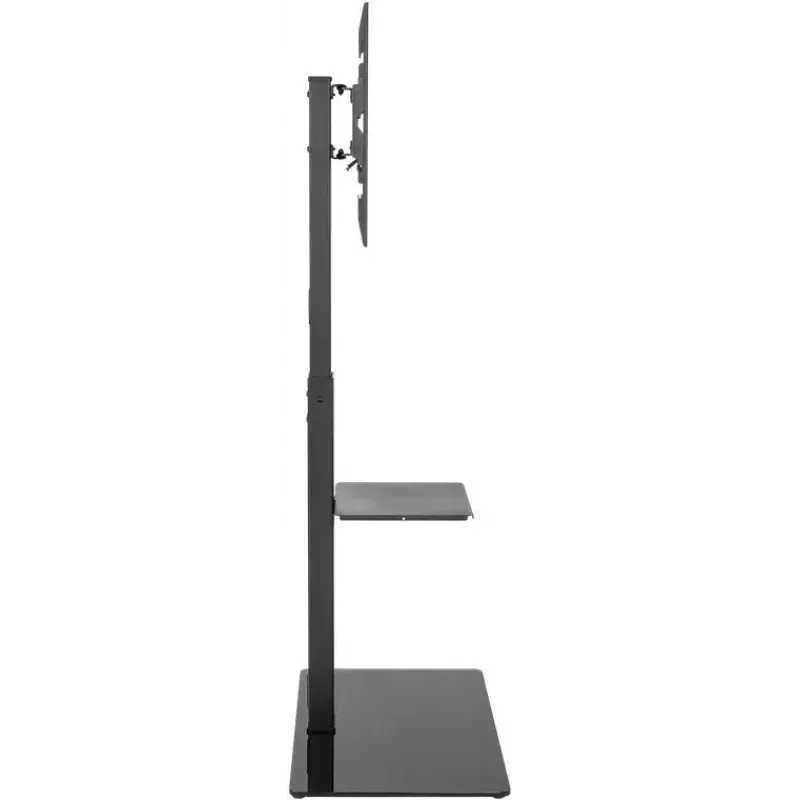 Szafka TV Goobay 58526 Czarna Stal 1 półka 650x400x1458 mm