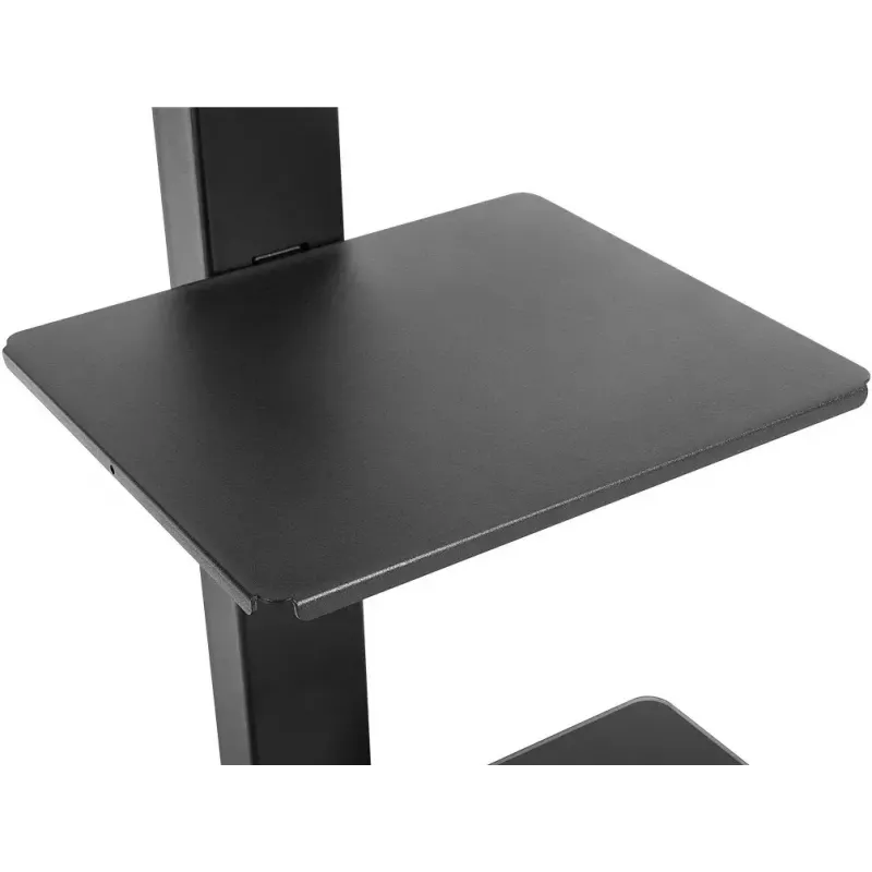 Szafka TV Goobay 58526 Czarna Stal 1 półka 650x400x1458 mm