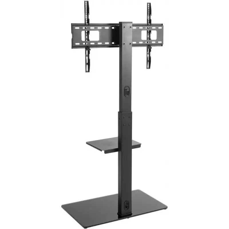 Szafka TV Goobay 58526 Czarna Stal 1 półka 650x400x1458 mm