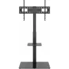 Szafka TV Goobay 58526 Czarna Stal 1 półka 650x400x1458 mm