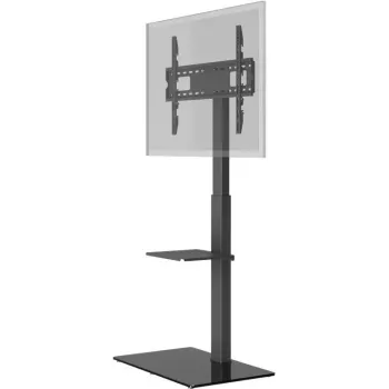 Szafka TV Goobay 58526 Czarna Stal 1 półka 650x400x1458 mm