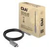 CLUB3D USB Gen2 Type-C do HDMI 4K120Hz 8K60Hz HDR10 z DSC1.2 aktywny kabel M/M 3m / 9.84ft