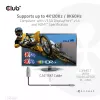 CLUB3D USB Gen2 Type-C do HDMI 4K120Hz 8K60Hz HDR10 z DSC1.2 aktywny kabel M/M 3m / 9.84ft