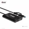 CLUB3D USB Gen1 Type-C/-A to Dual HDMI (4K/30Hz) / VGA (1080/60Hz)