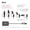 CLUB3D USB Gen1 Type-C/-A to Dual HDMI (4K/30Hz) / VGA (1080/60Hz)