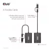 CLUB3D USB Gen1 Type-C/-A to Dual HDMI (4K/30Hz) / VGA (1080/60Hz)