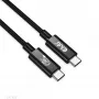 Kabel CLUB3D USB4 Gen2x2 Type-C dwukierunkowy 4K60Hz, dane 20Gbps, PD 240W (48V/5A) EPR M/M 2m