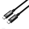 Kabel CLUB3D USB4 Gen2x2 Type-C dwukierunkowy 4K60Hz, dane 20Gbps, PD 240W (48V/5A) EPR M/M 2m