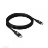 Kabel CLUB3D USB4 Gen2x2 Type-C dwukierunkowy 4K60Hz, dane 20Gbps, PD 240W (48V/5A) EPR M/M 2m