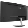 Monitor zakrzywiony MSI Pro MP341CQ 34 cali, 1500R, UWQHD (3440 x 1440), 21:9, 100Hz, VA, 4ms, HDMI, VGA, wbudowane głośniki, przeciwodblaskowy, Anti-Flicker, mniej niebieskiego światła, certyfikat TÜV, VESA, Kensington, czarny