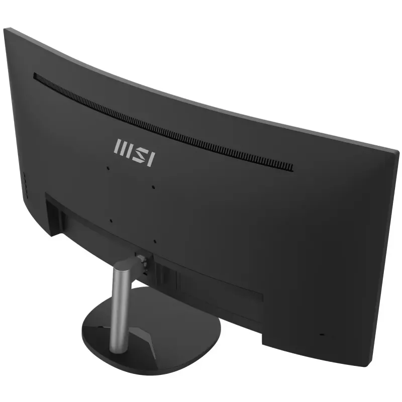 Monitor zakrzywiony MSI Pro MP341CQ 34 cali, 1500R, UWQHD (3440 x 1440), 21:9, 100Hz, VA, 4ms, HDMI, VGA, wbudowane głośniki, przeciwodblaskowy, Anti-Flicker, mniej niebieskiego światła, certyfikat TÜV, VESA, Kensington, czarny
