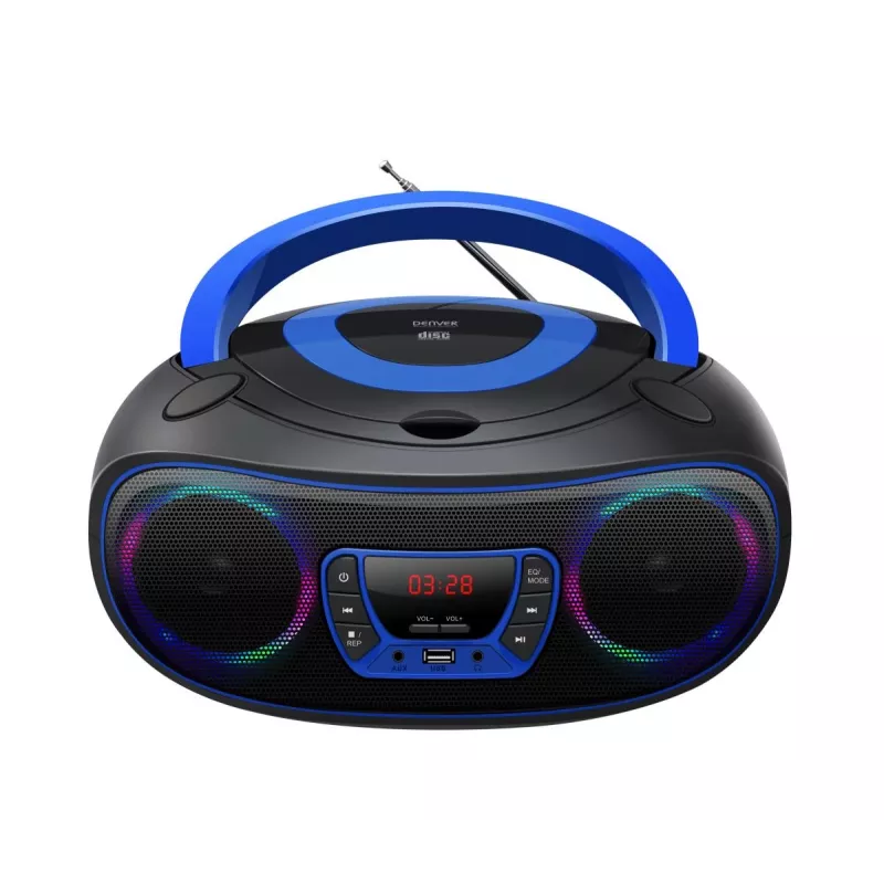 DENVER ELECTRONICS Tcu-212 Bluetooth Boombox Niebieski
