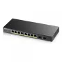 Zyxel GS1900-8HP v3 PoE Zarządzalny L2 Gigabit Ethernet (10/100/1000) Power over Ethernet (PoE) Czarny