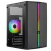 Obudowa Aerocool Evo Mini RGB Micro ATX Mini Tower, czarna, z oknem