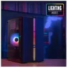 Obudowa Aerocool Evo Mini RGB Micro ATX Mini Tower, czarna, z oknem