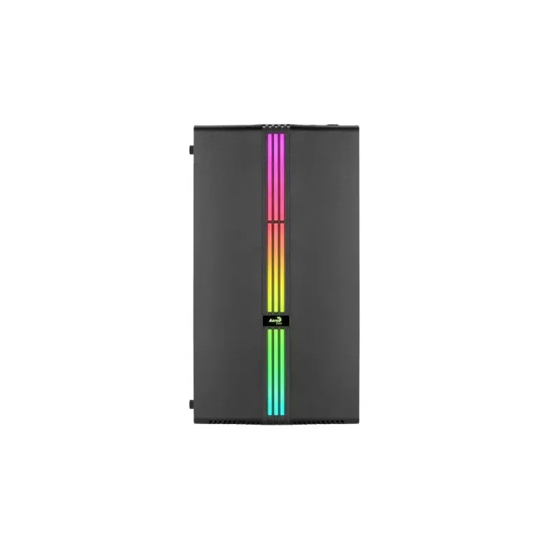 Obudowa Aerocool Evo Mini RGB Micro ATX Mini Tower, czarna, z oknem