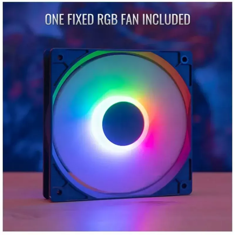 Obudowa Aerocool Evo Mini RGB Micro ATX Mini Tower, czarna, z oknem