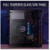 Obudowa Aerocool Evo Mini RGB Micro ATX Mini Tower, czarna, z oknem