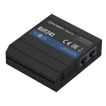 TELTONIKA RUT241 Przemysłowy Router 4G/LTE Wi-Fi 802.11b/g/n 2xRJ45 10/100