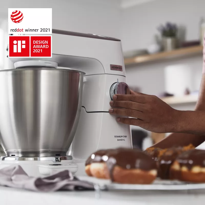 Robot kuchenny Kenwood Titanium Chef Baker XL 1200 W 7 L Biały z wagą wbudowaną