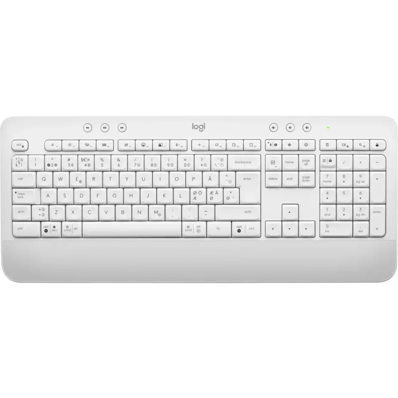 LOGITECH Signature Mk650 Combo For Business - Off-white - Qwerty Dansk/ Norsk/ Svenska/ Suomalainen