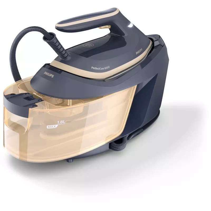 Stacja parowa Philips PSG6066/20 — 2400 W, boost 600 g/min, zbiornik 1,8 l, stopa SteamGlide Advanced