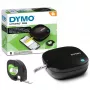 Drukarka etykiet DYMO LetraTag 200B Bluetooth | Kompaktowa drukarka etykiet | Łączy się przez bezprzewodową technologię Bluetooth z iOS i Android | Zawiera 1 białą papierową taśmę etykietową | Czarna