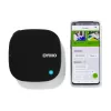 Drukarka etykiet DYMO LetraTag 200B Bluetooth | Kompaktowa drukarka etykiet | Łączy się przez bezprzewodową technologię Bluetooth z iOS i Android | Zawiera 1 białą papierową taśmę etykietową | Czarna