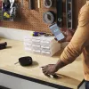 Drukarka etykiet DYMO LetraTag 200B Bluetooth | Kompaktowa drukarka etykiet | Łączy się przez bezprzewodową technologię Bluetooth z iOS i Android | Zawiera 1 białą papierową taśmę etykietową | Czarna