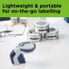 DYMO Omega Embossing Label Maker | Mała drukarka etykiet z pokrętłem obrotowym i ergonomiczną konstrukcją | Do domu, majsterkowania i rękodzieła (£/€ÄÖ & Ü)