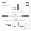 CLUB3D DisplayPort 1.4 do HDMI 4K120Hz lub 8K60Hz HDR10 Kabel M/M 3m