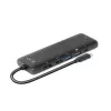 CLUB3D USB Gen 1 Type-C 8-w-1 MST Dual 4K60Hz Display Travel Dock