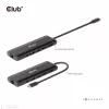 CLUB3D USB Gen 1 Type-C 8-w-1 MST Dual 4K60Hz Display Travel Dock