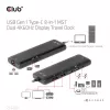 CLUB3D USB Gen 1 Type-C 8-w-1 MST Dual 4K60Hz Display Travel Dock