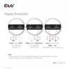 CLUB3D USB Gen 1 Type-C 8-w-1 MST Dual 4K60Hz Display Travel Dock