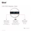 CLUB3D USB Gen 1 Type-C 8-w-1 MST Dual 4K60Hz Display Travel Dock