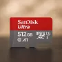 WESTERN DIGITAL SanDisk Ultra micro SDXC 512 GB plus adapter SD 150 MB/s A1 Klasa 10 UHS-I