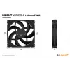 be quiet! SILENT WINGS 4 | 140mm PWM Wentylator do obudowy komputera 14 cm Czarny 1 szt.