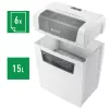 Niszczarka Leitz 80340000, cięcie na cząstki, 70 dB, 22 cm, biała